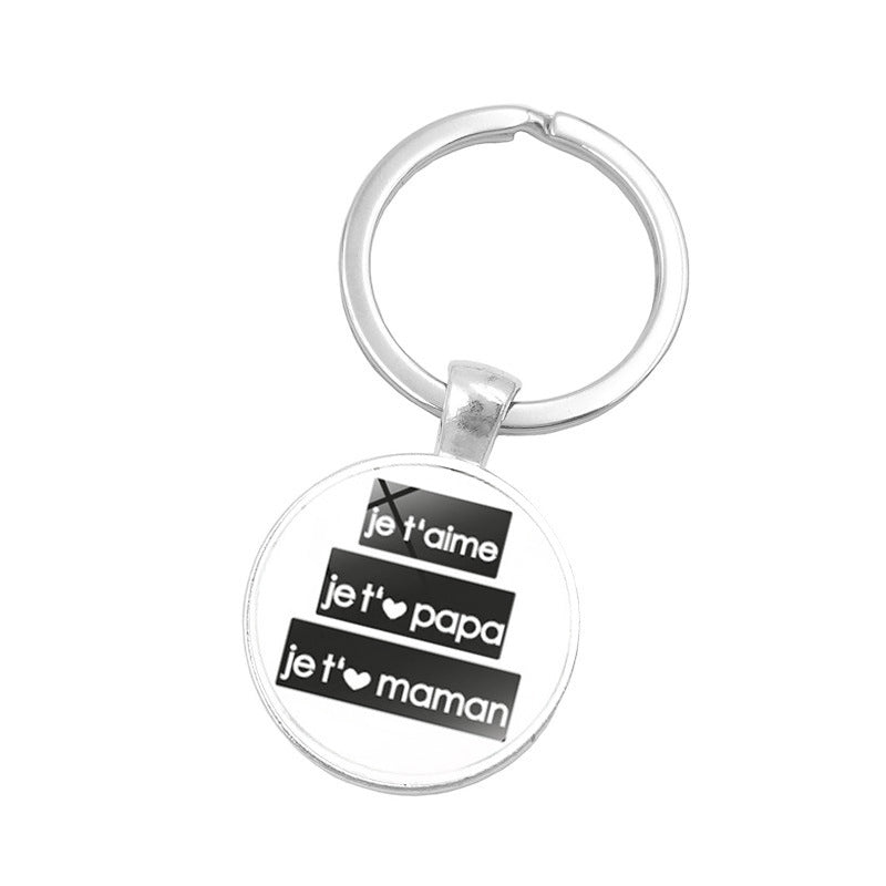 Wholesale Father's Day Zinc Alloy Keychain